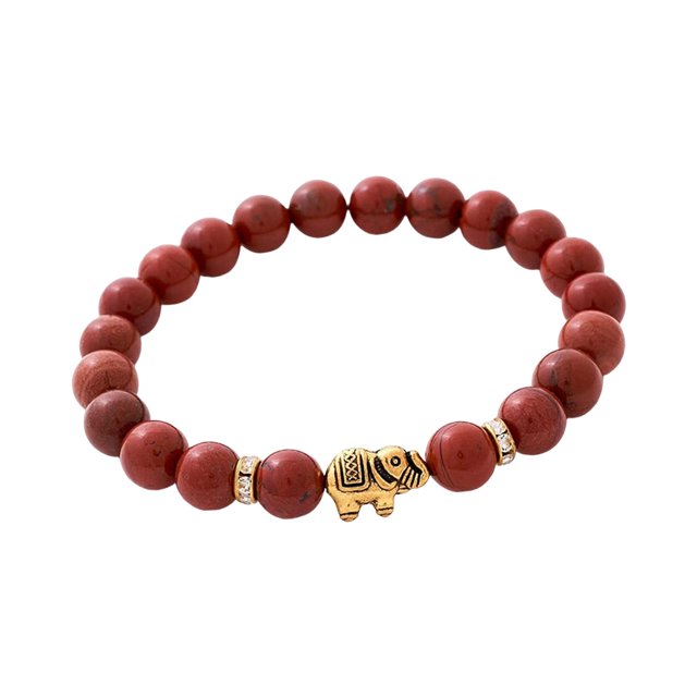 Pulsera elástica, regalo de joyería, pulseras ajustables hechas a mano con para hombres y niñas Rojo Yuyangstore Pulsera elástica