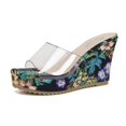 thumbnail image 3 of Zapatillas de tacón claros, sandalias para mujer, zapatos de verano para mujer, zapatos de tacón transparentes de PVC, comodidad para boda, sandalia de fiesta para mujer, tacón alto, 3 of 5