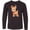 AB-Black, variant on Inktastic Cute Christmas Reindeer with Christmas Lights Long Sleeve Youth T-Shirt