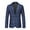 Blue, variant on Mens Coat Jacket Clearance Men's Dancing Party Performance Costumes Fashionable Personality Hot Stamping Bright Color Pocket Casual Cool Single List Two Button Suit Jacket