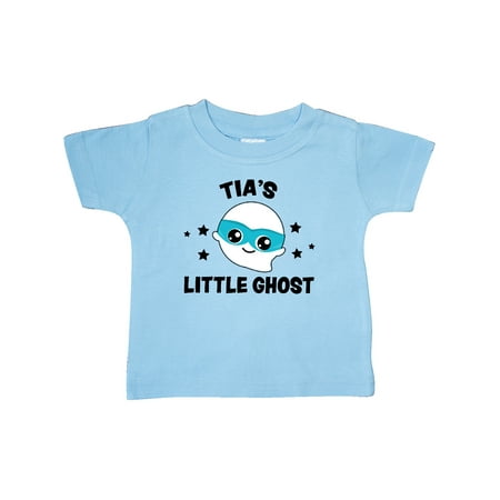 

Inktastic Cute Tia s Little Ghost with Stars Gift Baby Boy or Baby Girl T-Shirt