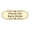 Ivory/Dark Brown, variant on Signs ByLITA Designer Please Use Back Door Sign (Red) - Medium