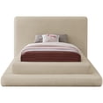 thumbnail image 3 of Meridian Furniture Dane Beige Teddy Fabric Twin Bed, 3 of 9