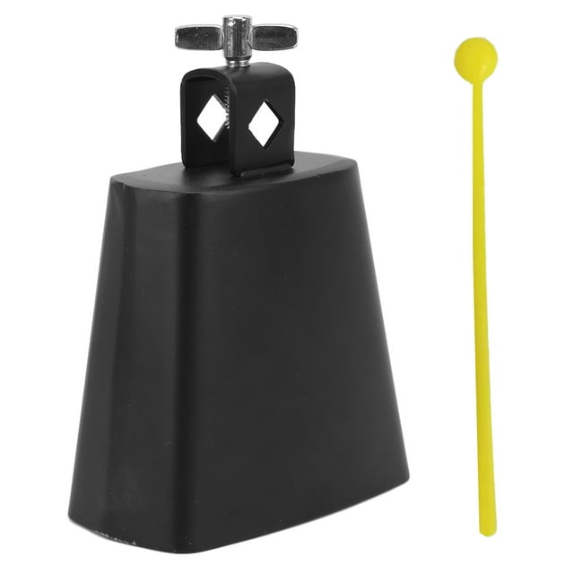 Instrumento de percusión de cencerro, instrumento de campanas de vaca, cencerro de metal, creadores de ruido, campana de vaca de metal, multifuncional