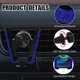 thumbnail image 5 of Soporte ajustable para teléfono móvil para coche: mini soporte giratorio 360° para salpicadero, compatible con la rejilla de ventilación, soporte universal para teléfono móvil para vehículos, 5 of 6