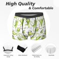 thumbnail image 2 of Men's Boxer Briefs, Funny Frogs dancing camera cute Soft Comfy Mens Underwear Boxer Briefs Breathable With Widen Waist, 2 of 7