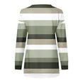 thumbnail image 4 of Chandails à Capuchon de Mode pour Femmes 2023 Hauts Automne Manches Longues Chandail Ample Chemise Habillée Décontractée Dames Chandails en Molleton à Rayures Col Rond 50 % de Rabais Liquidation Costumes Halloween/noël, 4 of 5