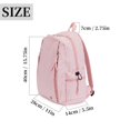 thumbnail image 2 of BadPiggies Nylon Backpack for Women Men, 20L Wear-Resistant Backpacks Casual Lightweight School Travel Daypack (Pink), 2 of 9