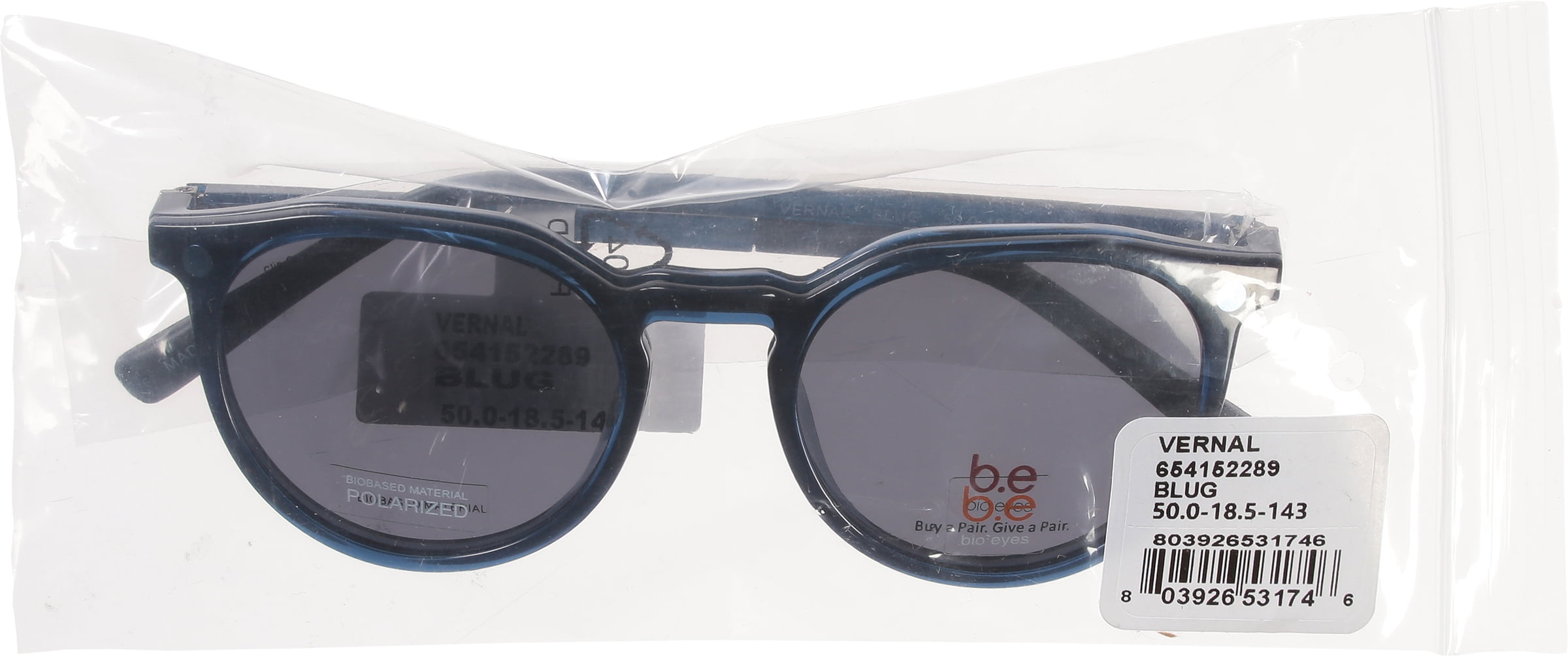 Bio Eyes Men's Rx'able Eyeglasses, Vernal, Blue Gradient, 50.0-18.5-143