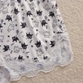 thumbnail image 6 of Women's Halloween Black Cat Print Pajama Set Lace Cami Top and Matching Shorts 2 Piece Spaghetti Strap Sleepwear Lounge Set, 6 of 7