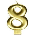 thumbnail image 1 of CANDLE #8 GOLD, 1 of 2