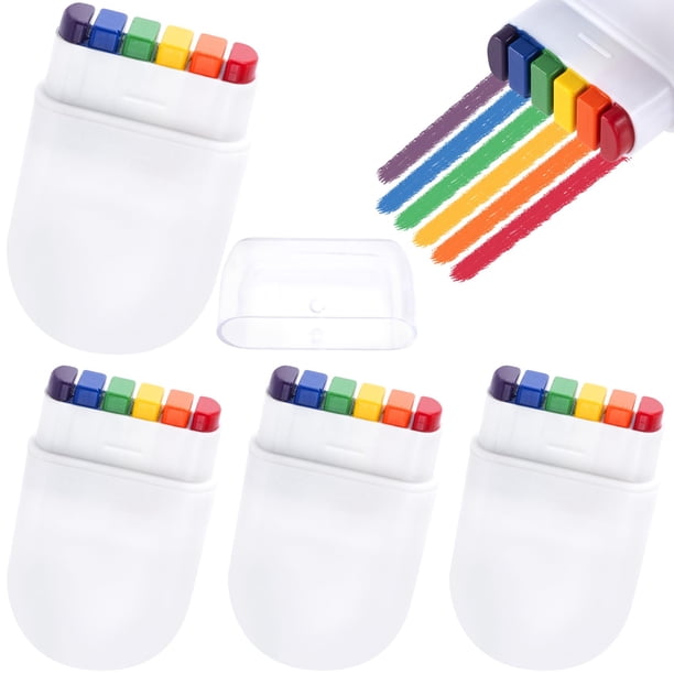 SmallCat 4 Piezas de Barras de Pintura para la Cara del Orgullo Marcadores de Pintura para la Cara del Arco Iris para Crayones de Pintura para la Cara Gay Festival Maquillaje de Arco Iris para Cara, C