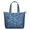 Blue Pioneer Flower, variant on Boho Red Southwestern Ethnic Pattern Travel Tote Bags for Women Carry On,Large Weekender Bags for Women Travel,Multi Functional Duffle Bag for Work,Shopping,Sports