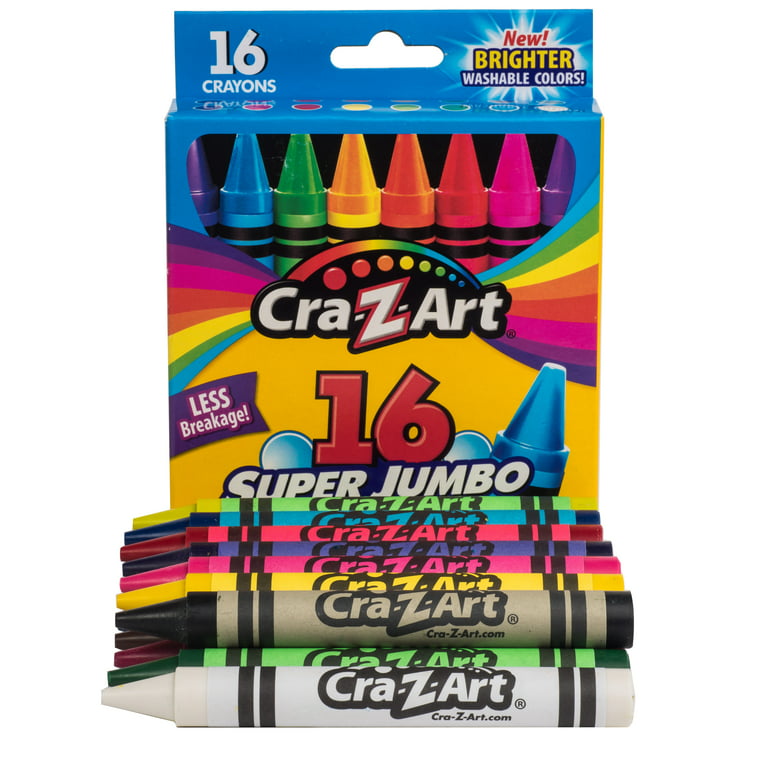Cra-Z-Art Washable Crayons 3 Packs of 24 Kids School Supplies Non