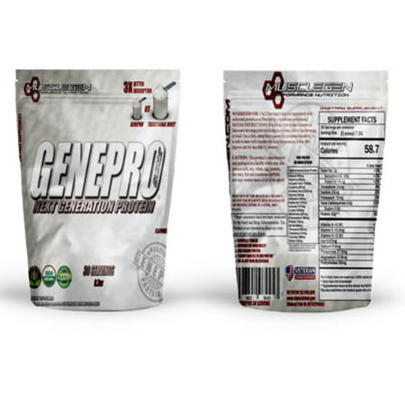 Genepro Next Generation Whey Protein Powder, Unflavored, 30g