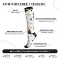 thumbnail image 2 of Rateoe Honey Bee Insect Compression Socks for Women and Men 20-30mmHg-Circulation Support Socks Knee High Nurse Pregnant Running Medical and Travel Athletic, 2 of 7
