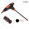 thumbnail image 3 of Unique Bargains 6mm Ball End Hex Key T-Handle Wrench Spanner, Metric S2 Steel 2 Pack, 3 of 5