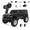 Black / 2 Batteries, variant on 1/18 Scale 4WD RC Rock Crawler Off-Road Truck for Wrangler-Style with High Torque Brushed Motor, Waterproof ESC, LED Light, All Terrain Climbing Car -RTR /3 Batteries