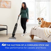 Kenmore Elite Litening™ Bagless Upright Vacuum Pet Friendly, 24V Cordless Power, Lift-up Canister, Hair Eliminator Brushroll Nozzle, CU7001, Black