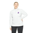 thumbnail image 3 of Yin-Yang - Purple - Unisex Quarter-Zip Pullover, 3 of 4
