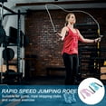 thumbnail image 6 of Uxcell Jump Ropes Workout Jumping Rope Adjustable Tangle-Free Skipping Rope Purple/Blue 2 Pack, 6 of 6