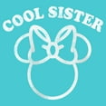 thumbnail image 2 of Girl's Minnie Mouse Distressed Cool Sister Graphic T-Shirt, 2 of 4