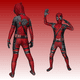 thumbnail image 2 of En existencia, mono de cosplay de Deadpool para niños, disfraces de superhéroe, cómic de compresión, culturismo, Dead Pool, regalos de Halloween de anime, 2 of 4