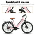 thumbnail image 5 of HILAND 26" Electric Bike for Adults with 500W Brushless Motor, 40Miles 20MPH Electric Mountain Bike with 36V 7.8AH Removable Battery UL2849,Pink, 5 of 6