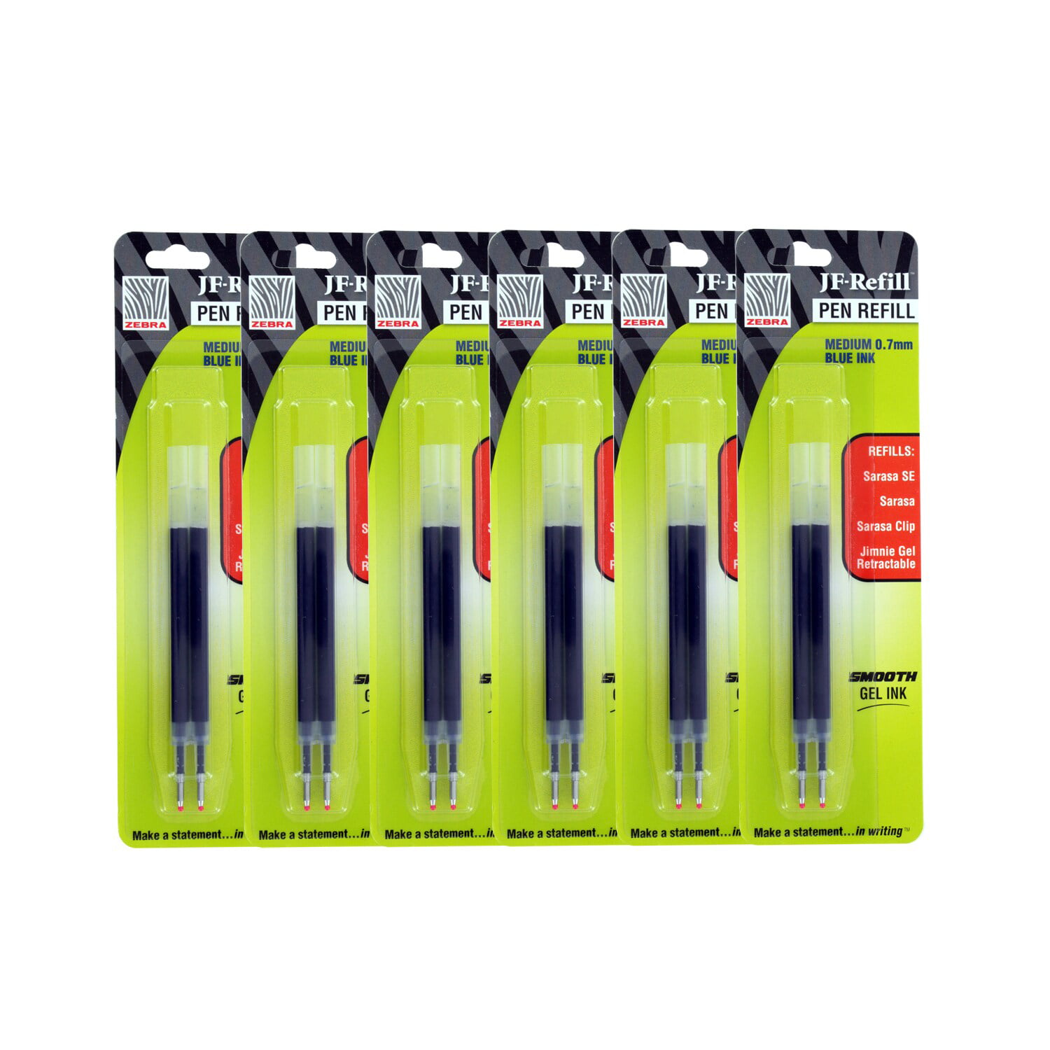 Gel RT/Sarasa/Z-Grip Retractable Pen Refills - Walmart.com