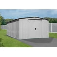 thumbnail image 1 of Arrow Classic Steel Storage Shed, 10x14, Gris pâle, 1 of 8
