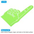 thumbnail image 3 of 18 Inch Foam Finger Number 1 DIY Blank Foam Hand Cheerleading for Athletics Sport Game Events, Green 2 Pack, 3 of 6