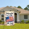 thumbnail image 2 of Amhnf Independent Since 1776 American Flag Fourth Of July Garden Flag For Home Outdoor Garden Yard Decor 12x18 inch, 2 of 5