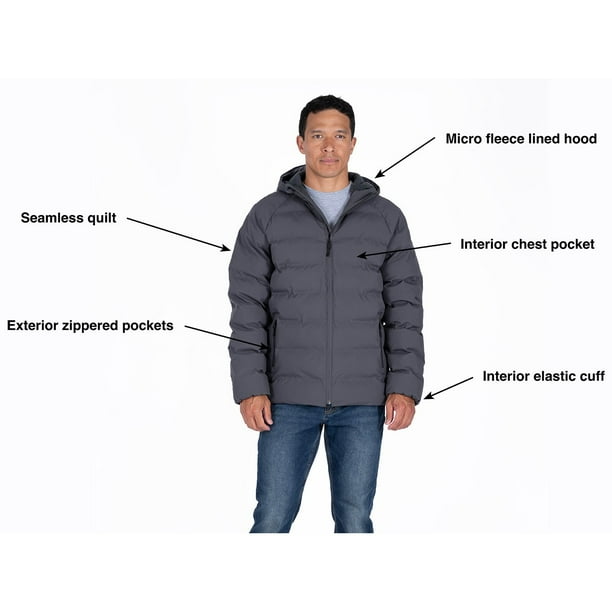 ウェア 66 ZeroXposur Men's Puffer Jacket - Samsclub.com
