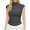 Coffee, variant on Hauaitttt Women’s Summer Slim Fit Sleeveless Tank Top High Neck Basic Casual Stretch Camisole for Daily Wear Any Day