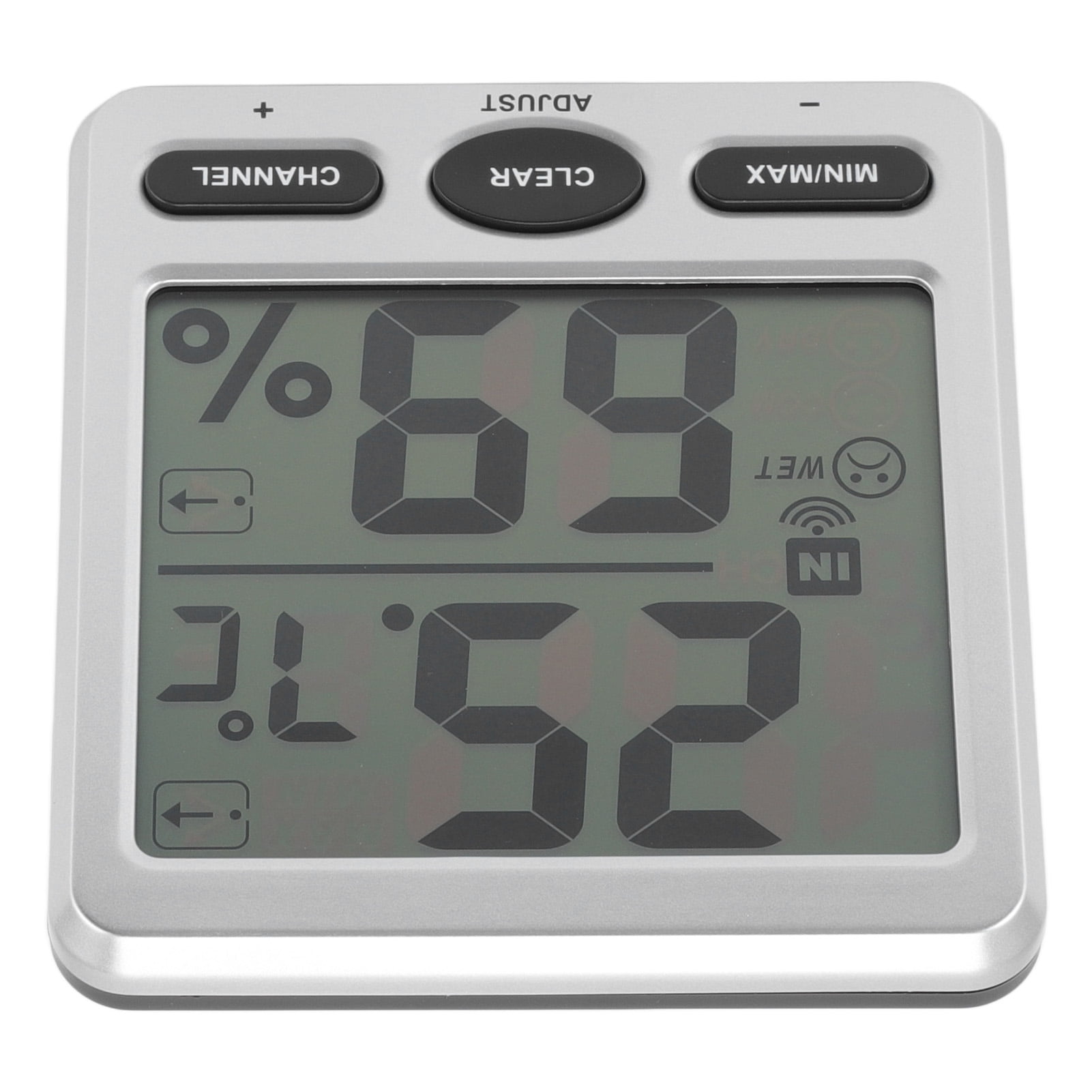 YAHHU Room Thermometer Large Screen Comfort Level Indicator 24 Hours Record High Accuracy Humidity Sensor for Indoor Outdoor