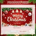 thumbnail image 2 of Red Background Merry Christmas Banner Gold Ornaments Happy New Year Display Snowflake Design Christmas Tree 2026 Holiday Backdrop for Christmas Party New Year Eve Home Celebration, 2 of 9