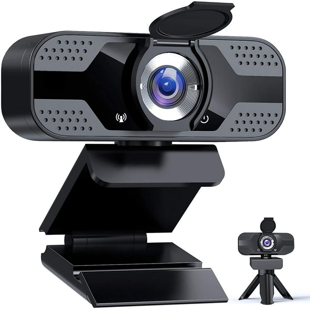 1080P Full Hd Webcam , Usb Web Camera With Tripod, Pc Webcam For Desktop And Laptop Computer, Web Camera For Video, Study, Video Conferencing, Recording, Games, Online Lessons