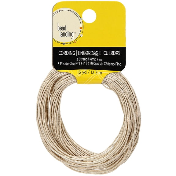 12 Pack: Natural Fine Hemp Twine by Bead Landing™
