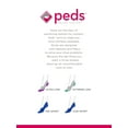 thumbnail image 4 of PEDS Women's Extreme Low Cut Padded Foot Liner Socks with Gel Tab, 6 Pairs, 4 of 4