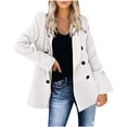 thumbnail image 2 of Puntoco, blusa de manga larga con botones finos para mujer, camisa, modelos de primavera, top de traje pequeño liso Puntoco Puntoco-1, 2 of 9