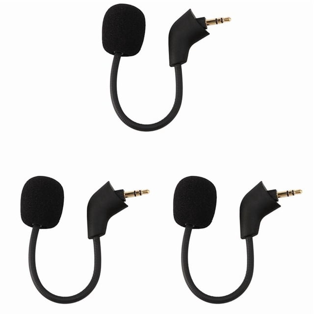 3X Reemplazo de Micrófono para Juegos para Cloud II / Cloud Core Computer Gaming Headset