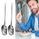 thumbnail image 1 of 2 cucharas de acero inoxidable, cuchara de fondo plano, cuchara de postre, cuchara de arroz, una cuchara, 1 of 9