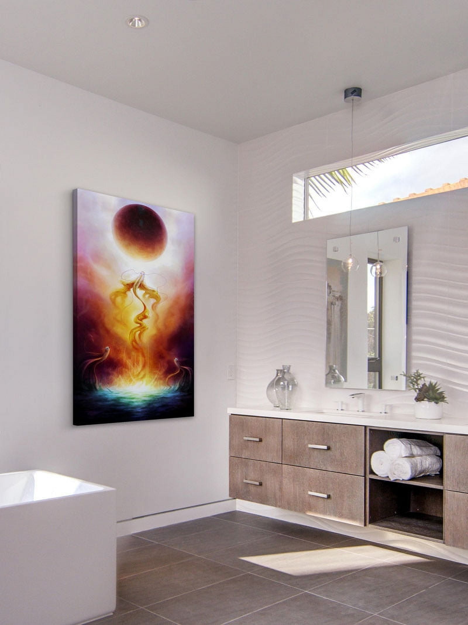 MARMONT HILL  - Handmade Resurrection Painting Print on Canvas 12 x 24