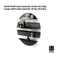thumbnail image 6 of Umbra Solis Decorative Metal Floating Wall Shelves, 6 of 15