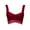 Red, variant on Sngxgn Wireless Bras for Women Comfort Full Coverage T-Shirt Bra Lightly Lined Push up Bra V-Neck Bralettes for Ladies(Navy,XL)