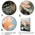 thumbnail image 3 of Designart "Lotus Pond Asian Painting VII" Asian Floater Framed Canvas Print, 3 of 7