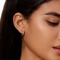 thumbnail image 2 of Suplight Silver Hoop Earrings for Women Men 8/10/12/14/16/18/20MM Small Huggie Hypoallergenic Nickel Free Christmas Jewelry Gift, 2 of 7