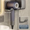 thumbnail image 4 of tredstone Support de Sèche-Cheveux Sans Perçage, Support de Rangement Multifonctionnel pour Salle de Bain, Support de Conduit d'Air, 4 of 9