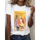 thumbnail image 2 of Valentine's Day Lovebirds Graphic Tee for Women - Casual & Sporty Round Neck Short Sleeve T-Shirt, Breathable Polyester, Machine Washable, Perfect for Spring & Summer Tee For Adult, Men, Women, Teen,, 2 of 8