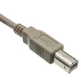 thumbnail image 2 of 10ft USB Cable for: HP Deskjet 1055 J410E Inkjet Multifunction Printer - Color - Photo Print - Desktop - White / Beige, 2 of 3